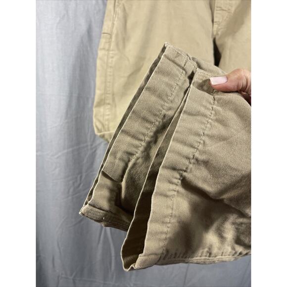 Carhartt Relaxed Fit Khaki Cotton Canvas Workwear Mens 38.5x33 Pants B299 GKH - Picture 2 of 6